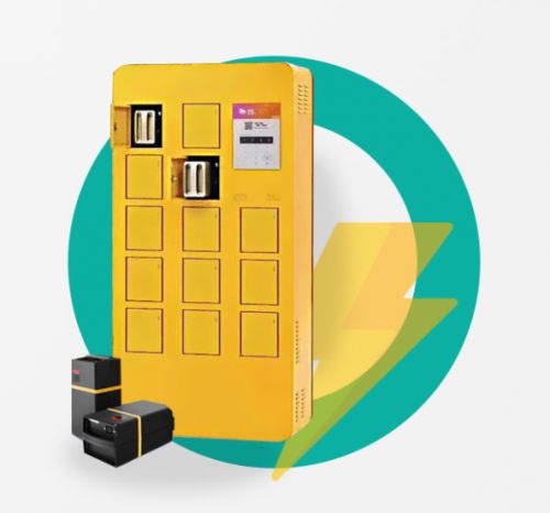 智能換電柜 換電比充電更省心圖片